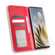 ZTE nubia Z50 Magnetic Buckle Retro Texture Leather Phone Case - Red