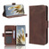 ZTE nubia Z50 Skin Feel Calf Texture Card Slots Leather Phone Case - Brown