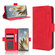 ZTE nubia Z50 Skin Feel Calf Texture Card Slots Leather Phone Case - Red