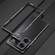 ZTE nubia Z50 Ultra LK Aurora Metal Frame Phone Case with Lens Cover - Black Silver