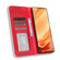 ZTE Nubia Z50 Ultra Magnetic Buckle Retro Texture Leather Phone Case - Red