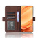 ZTE Nubia Z50 Ultra Skin Feel Calf Texture Card Slots Leather Phone Case - Brown