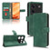 ZTE nubia Z50 Ultra Skin Feel Magnetic Flip Leather Phone Case - Green