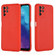 ZTE V30 Vita Pure Color Liquid Silicone Shockproof Full Coverage Phone Case - Red