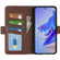 ZTE V40 Pro Dual-side Magnetic Buckle Flip Leather Phone Case - Brown
