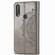 Alcatel 1S - 2020 Embossed Mandala Pattern TPU + PU Horizontal Flip Leather Case with Holder & Three Card Slots & Wallet - Gray