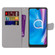 Alcatel 1SE - 2020 Coloured Drawing Cross Texture Horizontal Flip PU Leather Case with Holder & Card Slots & Wallet & Lanyard - Green Lemon