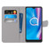 Alcatel 1SE 2020 Coloured Drawing Cross Texture Horizontal Flip PU Leather Case with Holder & Card Slots & Wallet & Lanyard - Fission Lion