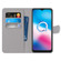 Alcatel 3X 2020 Coloured Drawing Cross Texture Horizontal Flip PU Leather Case with Holder & Card Slots & Wallet & Lanyard - Translucent Glass