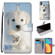 Alcatel 1L - 2021 Coloured Drawing Cross Texture Horizontal Flip PU Leather Case with Holder & Card Slots & Wallet & Lanyard - Snow Puppy Alcatel 1L - 2021 Coloured Drawing Cross Texture Horizontal Flip PU Leather Case with Holder & Card Slots & Wallet & Lanyard - Snow Puppy