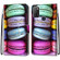 Alcatel 1S - 2021 Coloured Drawing Cross Texture Horizontal Flip PU Leather Case with Holder & Card Slots & Wallet & Lanyard - Colorful Cakes