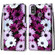 Alcatel 1L - 2021 Coloured Drawing Cross Texture Horizontal Flip PU Leather Case with Holder & Card Slots & Wallet & Lanyard - Chrysanthemum Pink White Purple