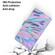 Alcatel 1L - 2021 Coloured Drawing Cross Texture Horizontal Flip PU Leather Case with Holder & Card Slots & Wallet & Lanyard - Fluorescent Water Texture