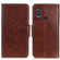 Alcatel 1L - 2021 Nappa Texture Horizontal Flip Leather Case with Holder & Card Slots & Wallet - Brown
