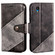Alcatel 1 2021 Contrast Color Splicing Retro Texture Horizontal Flip PU Leather Case with Card Slots & Holder & Wallet - Black