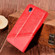Alcatel 1 2021 Contrast Color Splicing Retro Texture Horizontal Flip PU Leather Case with Card Slots & Holder & Wallet - Red