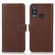 Alcatel 1L 2021 Litchi Texture PU + TPU Horizontal Flip Leather Case with Holder & Card Slots & Wallet - Brown