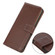 Alcatel 1L 2021 Litchi Texture PU + TPU Horizontal Flip Leather Case with Holder & Card Slots & Wallet - Brown