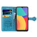 Alcatel 1S 2021 Lovely Cat and Dog Embossing Pattern Horizontal Flip Leather Case , with Holder & Card Slots & Wallet & Cartoon Clasp & Lanyard - Blue