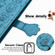 Alcatel 1S 2021 Lovely Cat and Dog Embossing Pattern Horizontal Flip Leather Case , with Holder & Card Slots & Wallet & Cartoon Clasp & Lanyard - Blue