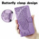 Alcatel 1S 2021 Butterfly Love Flower Embossed Horizontal Flip Leather Case with Holder & Card Slots & Wallet & Lanyard - Light Purple