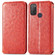 Alcatel 1S - 2021 Blooming Mandala Embossed Pattern Magnetic Horizontal Flip Leather Case with Holder & Card Slots & Wallet - Orange