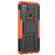 Alcatel 3L - 2021 Tire Texture Shockproof TPU+PC Protective Case with Holder - Orange
