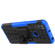 Alcatel 3L - 2021 Tire Texture Shockproof TPU+PC Protective Case with Holder - Blue