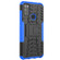 Alcatel 3L - 2021 Tire Texture Shockproof TPU+PC Protective Case with Holder - Blue
