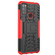 Alcatel 3L - 2021 Tire Texture Shockproof TPU+PC Protective Case with Holder - Red Alcatel 3L - 2021 Tire Texture Shockproof TPU+PC Protective Case with Holder - Red
