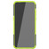 Alcatel 3L - 2021 Tire Texture Shockproof TPU+PC Protective Case with Holder - Green