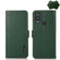 Alcatel 1L 2021 KHAZNEH Side-Magnetic Litchi Genuine Leather RFID Phone Case - Green