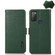 Alcatel 1S 2021 KHAZNEH Side-Magnetic Litchi Genuine Leather RFID Phone Case - Green