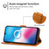 Leather Phone Case Alcatel 3X - 2020 - Brown
