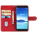 Leather Phone Case Alcatel 7 - Red