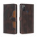 Alcatel 1S 2021 / 3L 2021 Skin Feel Straw Hat Magnetic Buckle Leather Phone Case - Brown