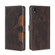 Alcatel Axel / Lumos Skin Feel Straw Hat Magnetic Buckle Leather Phone Case - Brown