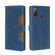 Alcatel 1S 2021 / 3L 2021 Skin Feel Straw Hat Magnetic Buckle Leather Phone Case - Blue