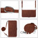 Alcatel 1L 2021 Crossbody 3D Embossed Flip Leather Phone Case - Brown