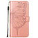 Alcatel 1L 2021 Embossed Butterfly Leather Phone Case - Rose Gold