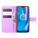 alcatel 1S - 2020 Litchi Texture Horizontal Flip Protective Case with Holder & Card Slots & Wallet - Purple