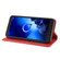 Alcatel 1V - 2019 with Fingerprint Hole Magnetic Buckle Retro Crazy Horse Texture Horizontal Flip Leather Case with Holder & Card Slots & Photo Frame - Red