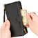 Alcatel 1S 2021 / 3L 2021 Litchi Texture Zipper Leather Phone Case - Black