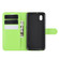 alcatel 1B - 2020 Litchi Texture Horizontal Flip Protective Case with Holder & Card Slots & Wallet - Green