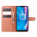 alcatel 1S - 2020 Litchi Texture Horizontal Flip Protective Case with Holder & Card Slots & Wallet - Brown