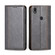 Alcatel Axel / Lumos Grid Texture Magnetic Flip Leather Phone Case - Grey