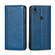Alcatel Axel / Lumos Grid Texture Magnetic Flip Leather Phone Case - Blue