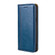 Alcatel 1B 2022 Grid Texture Magnetic Flip Leather Phone Case - Blue