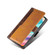 Alcatel 1B 2022 Contrast Color Side Buckle Leather Phone Case - Dark Brown + Gold