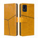 alcatel 1B 2022 Geometric Stitching Horizontal Flip Leather Phone Case - Yellow